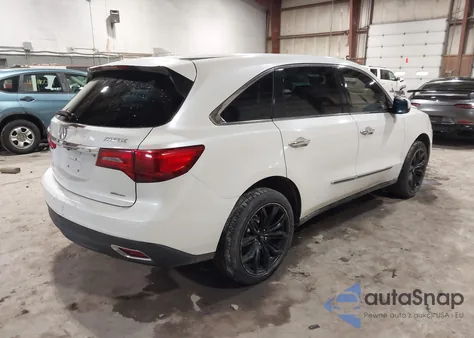 2014 Acura Mdx from USA, damaged, VIN 5FRYD4H25EB026329